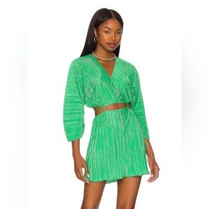 Good American Plisse Sculpted Dress